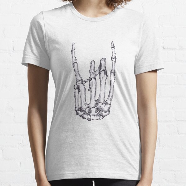 Item preview, Rock On Skeleton Hand  designed and sold by BonesToAshes.