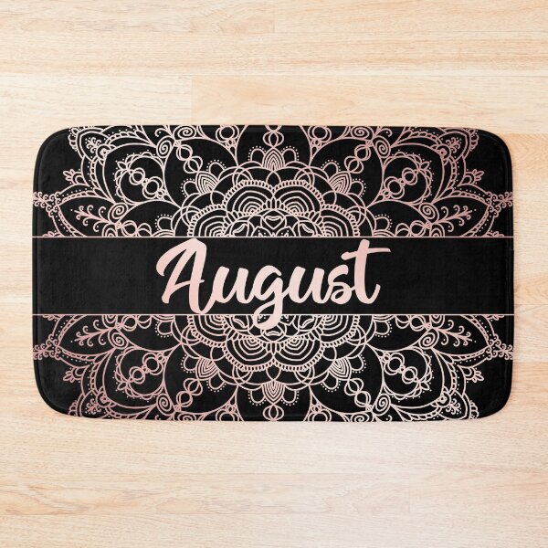Item preview, August month for bullet journal in rose gold designed and sold by felinefeelings.