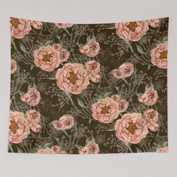 Item preview, Sweet Peony (Brown) designed and sold by SmokeInTheWoods.