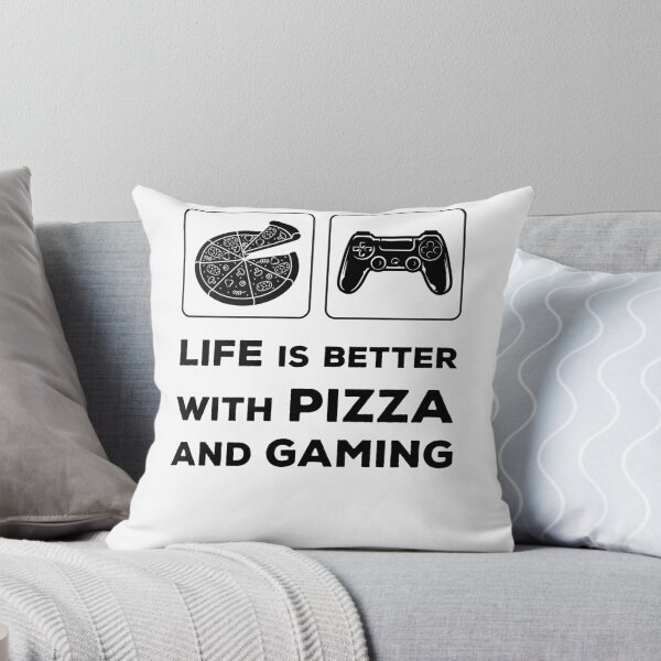 Item preview, Life Is Better With Pizza And Gaming designed and sold by T-idea.