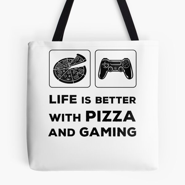 Item preview, Life Is Better With Pizza And Gaming designed and sold by T-idea.