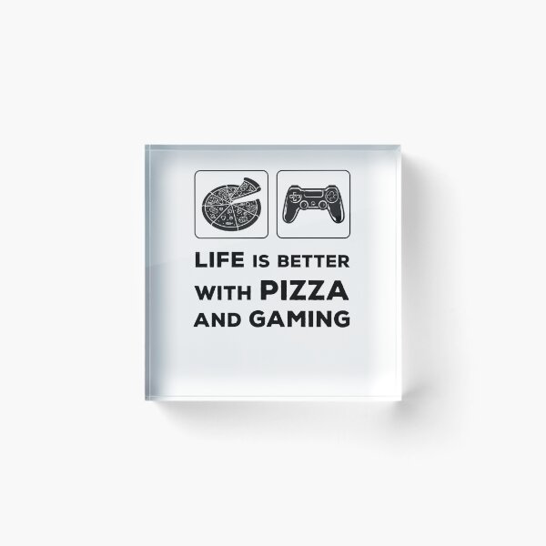 Item preview, Life Is Better With Pizza And Gaming designed and sold by T-idea.