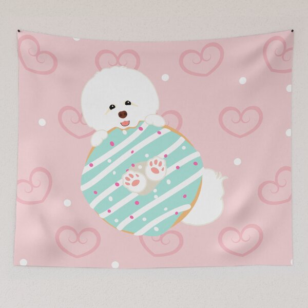 Item preview, Love Bichon Frise and Donut designed and sold by Lulupainting.