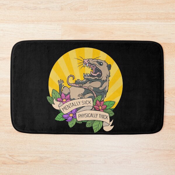 Item preview, Possum - Mentally Sick Physically Thick designed and sold by ValentinaHramov.