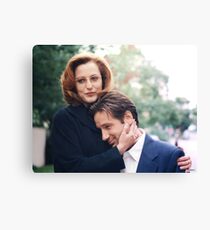 dana scully x files fox mulder Canvas Print