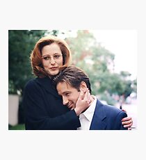 dana scully x files fox mulder Photographic Print