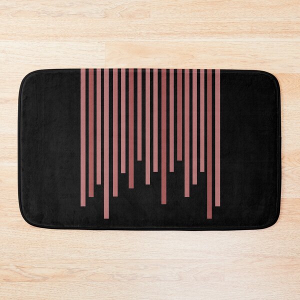 Item preview, Pastel Red Bars (Black) designed and sold by Petra Rosa.