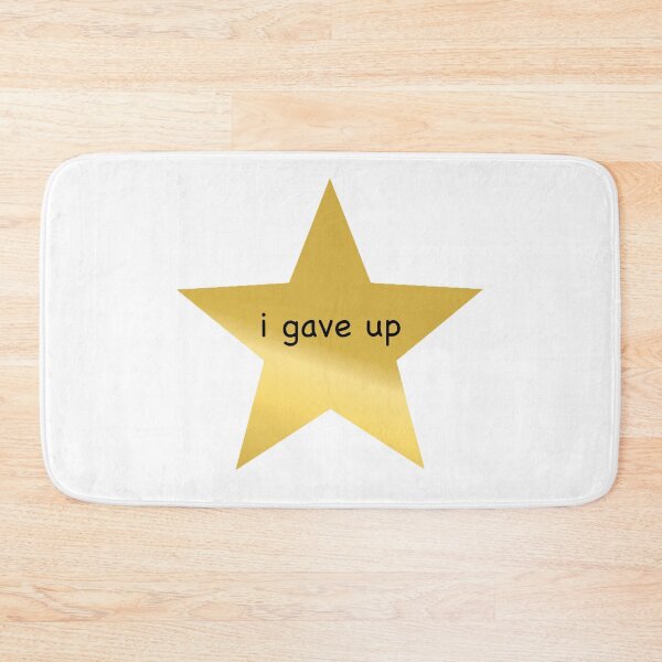 Item preview, I Gave Up Star designed and sold by yumiso.