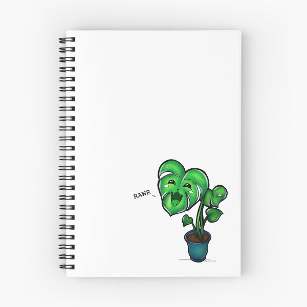 Item preview, 'Monstera Monster' cute pun plant art by Empress Eyrie  designed and sold by EmpressEyrie.
