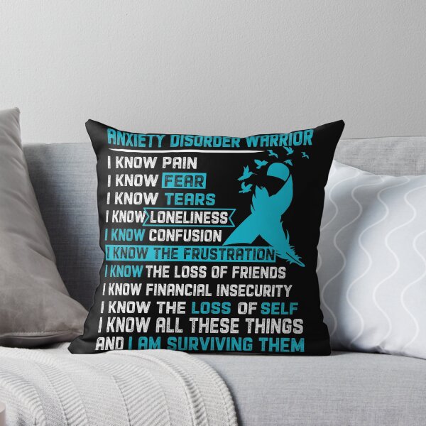 Item preview, I Am Anxiety Disorder Warrior, I Know All These Things and I Am Surviving Them designed and sold by DianabellShop.