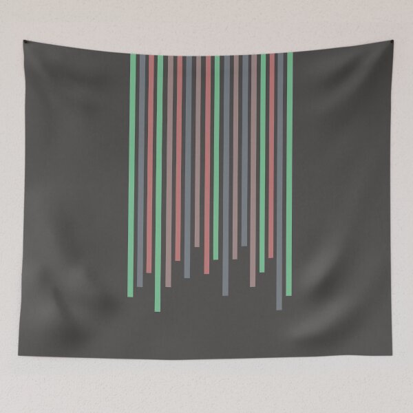 Item preview, Pastel Bars (Charcoal) designed and sold by Petra Rosa.