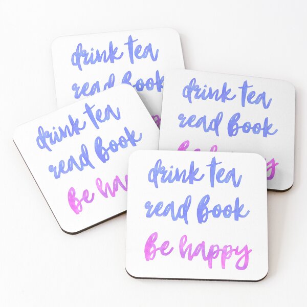 Item preview, motivational quotes drink tea, read book, be happy designed and sold by elgreko.