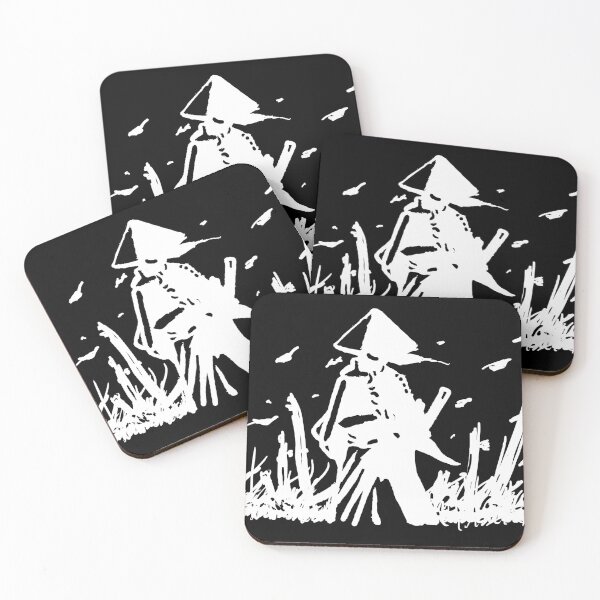 Item preview, Samurai (white silhouette) designed and sold by Fulgenl.