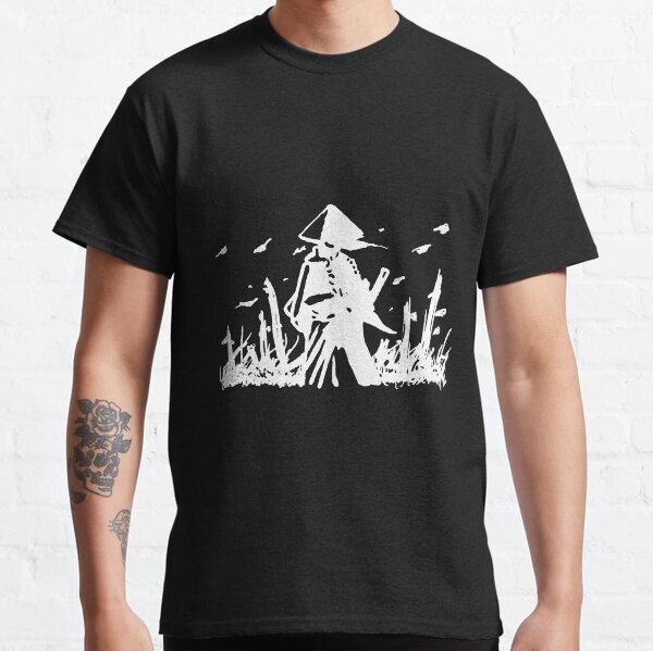 Samurai (white silhouette) Classic T-Shirt