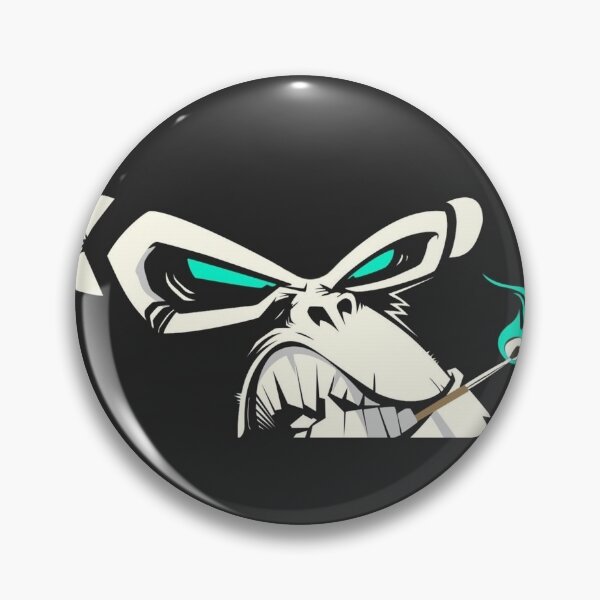 Item preview,  Illustration of a mad monkey holding a burnt match in its mouth designed and sold by 42youbest.