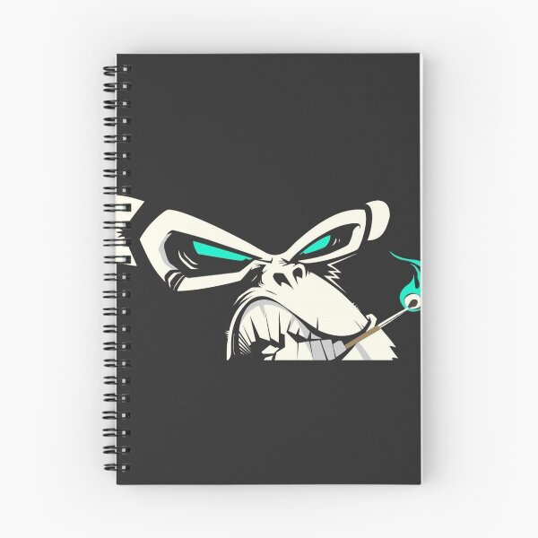 Item preview,  Illustration of a mad monkey holding a burnt match in its mouth designed and sold by 42youbest.