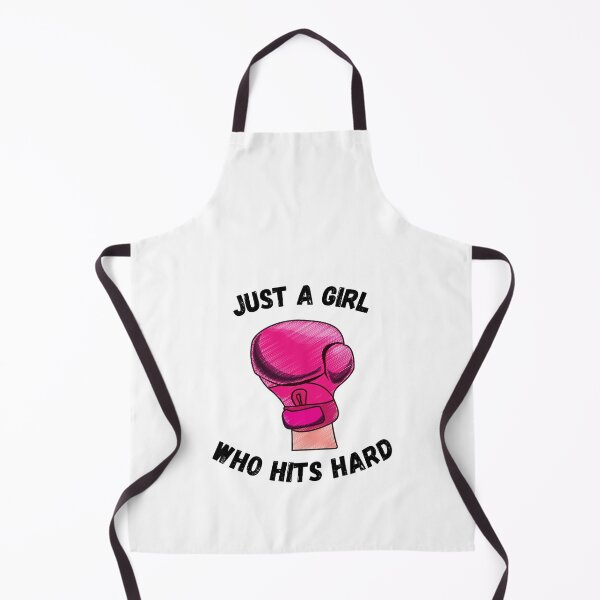 Item preview, Just a girl who hits hard Funny humor boxing girl women designed and sold by Akazox.