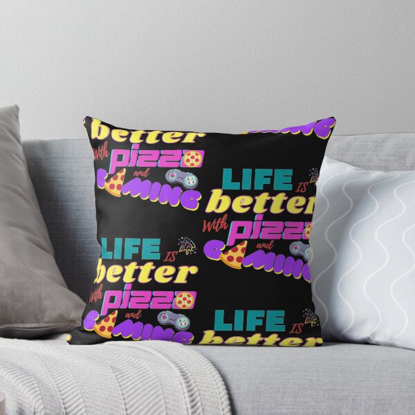 Item preview, Life is better with Pizza and Gaming designed and sold by lotusbud.