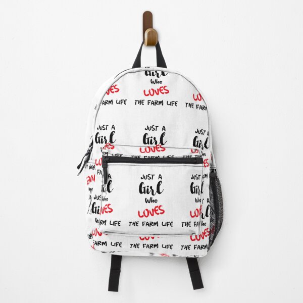 Vista previa del artículo con la obra «Solo una chica que ama la vida en la granja», diseñado y vendido por DiscGolfTees.
