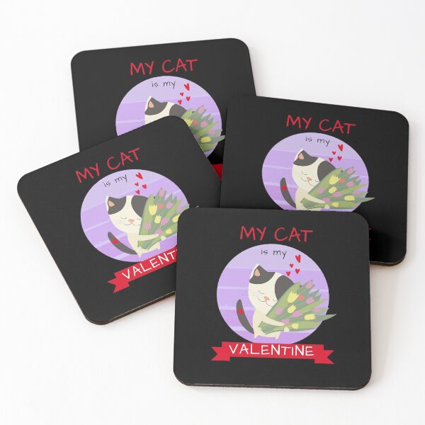 Item preview, My Cat Is My Valentine designed and sold by sketchypages.