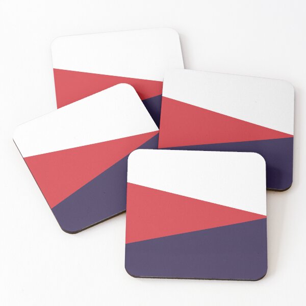 Item preview, RED, WHITE and NAVY BLUE GEOMETRIC DESIGN PRINT designed and sold by RachelMacht.