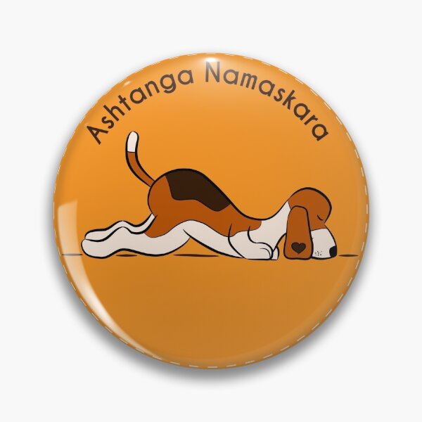 Item preview, f  yoga dog  sticker ashtanga namaskara  : inspiration dog  sticker for meditation designed and sold by MichaelGrace.