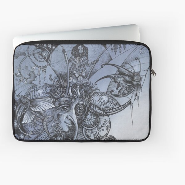 Blue Butterfly Laptop Sleeve