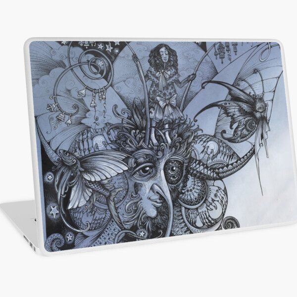 Blue Butterfly Laptop Skin