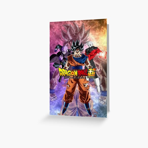 Cartes De Vœux Sur Le Theme Dragon Ball Super Redbubble