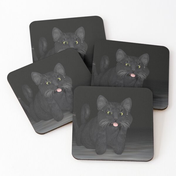 Item preview, Naughty Black Cat designed and sold by Mythos57.
