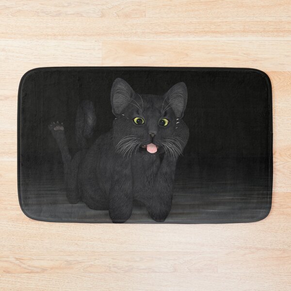 Item preview, Naughty Black Cat designed and sold by Mythos57.
