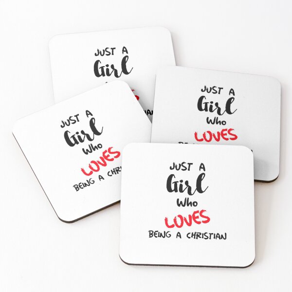 Item preview, Just A Girl Who Loves Being a Christian designed and sold by DiscGolfTees.
