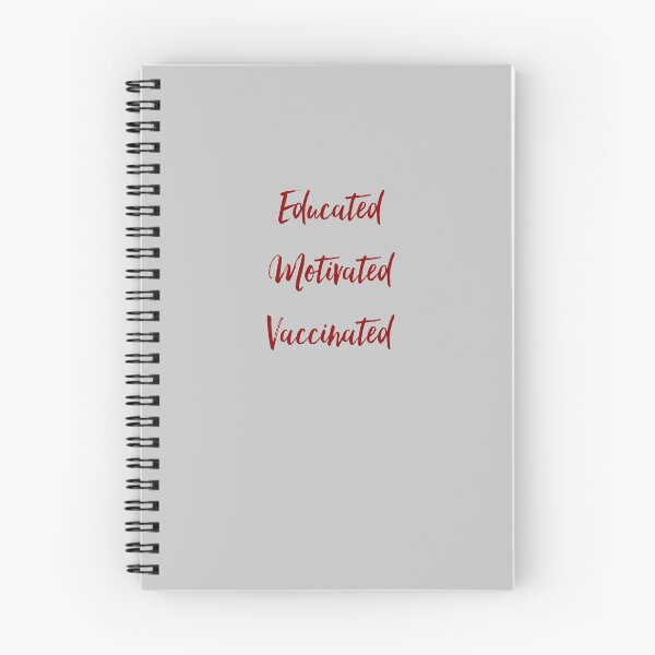 Item preview, EDUCATED MOTIVATED VACCINATED  designed and sold by 30-Merch.