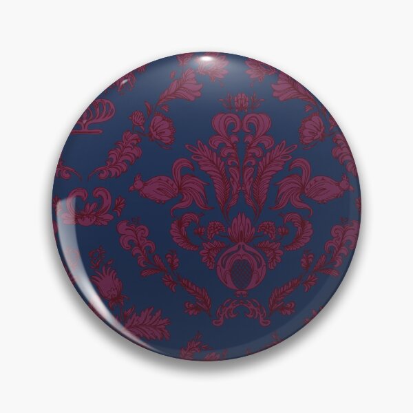Item preview, Floral Damask modern pattern designed and sold by Milatoo.