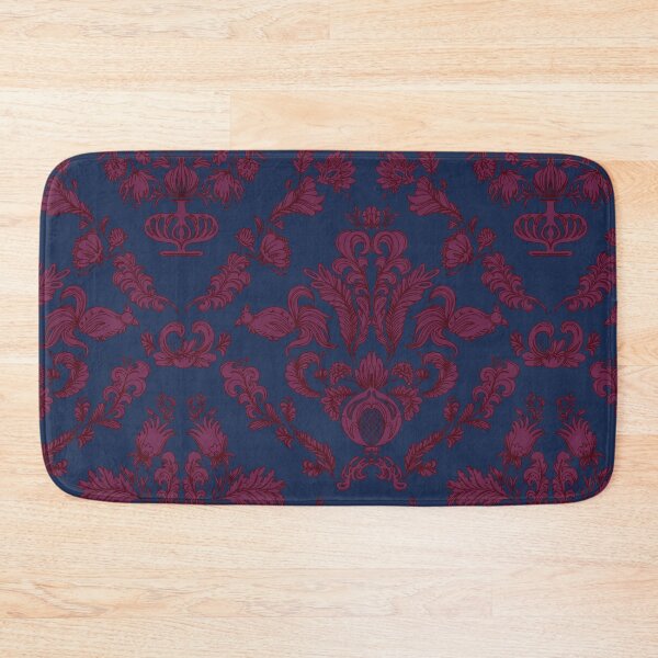 Item preview, Floral Damask modern pattern designed and sold by Milatoo.