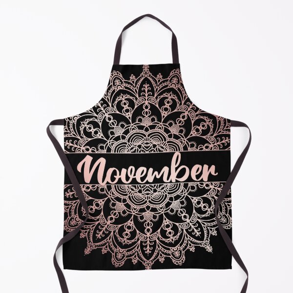 Item preview, November month for bullet journal in rose gold designed and sold by felinefeelings.