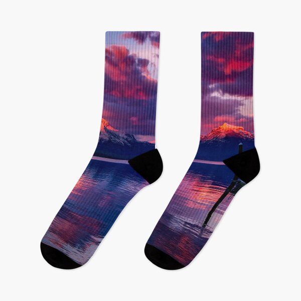 Item preview, Sunset Over Lake And Mountain Vista designed and sold by KC-Clothing-Co.