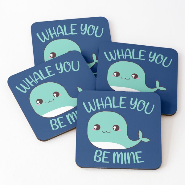 Item preview, Whale you be mine Kawaii whale designed and sold by KawaiiPark.