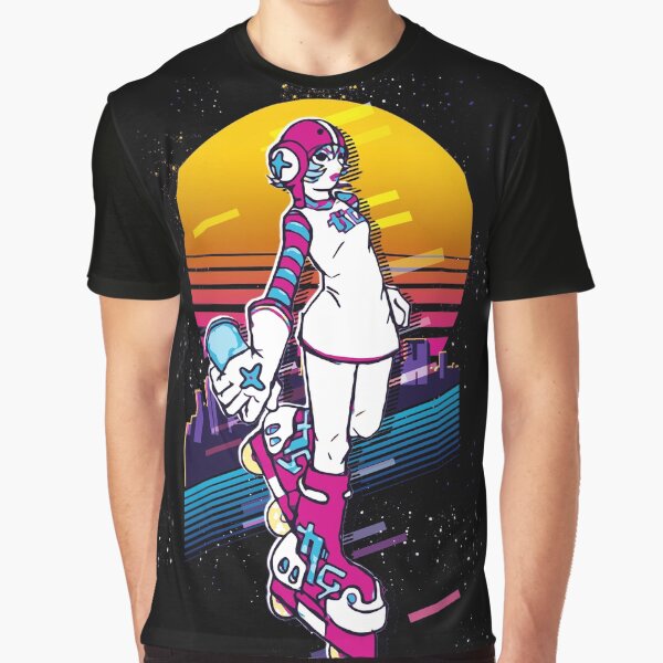 Vista previa del artículo con la obra «Jet Set Radio - Chicle *retro de los 80*», diseñado y vendido por MyRetroArt.