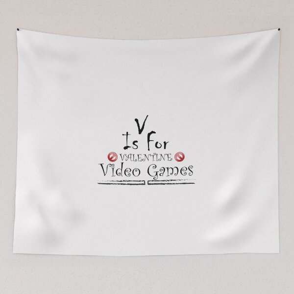 Item preview, V Is For Valentines Day Gamer designed and sold by ART-SOUF.