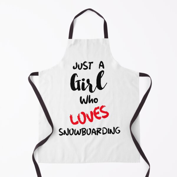 Item preview, Just A Girl Who Loves Snowboarding designed and sold by DiscGolfTees.