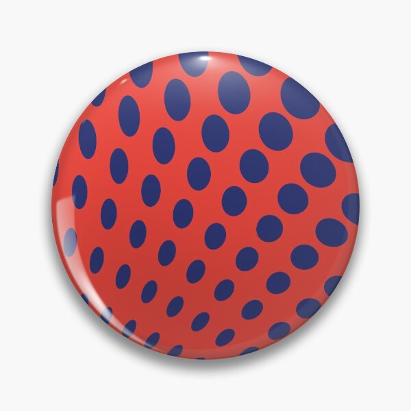 Item preview, Twisted Halftone Polka Dots in Red and Blue designed and sold by hobrath.