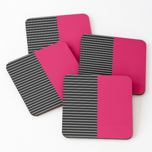 Item preview, Striped Block Solid Pink designed and sold by Miss Striped.