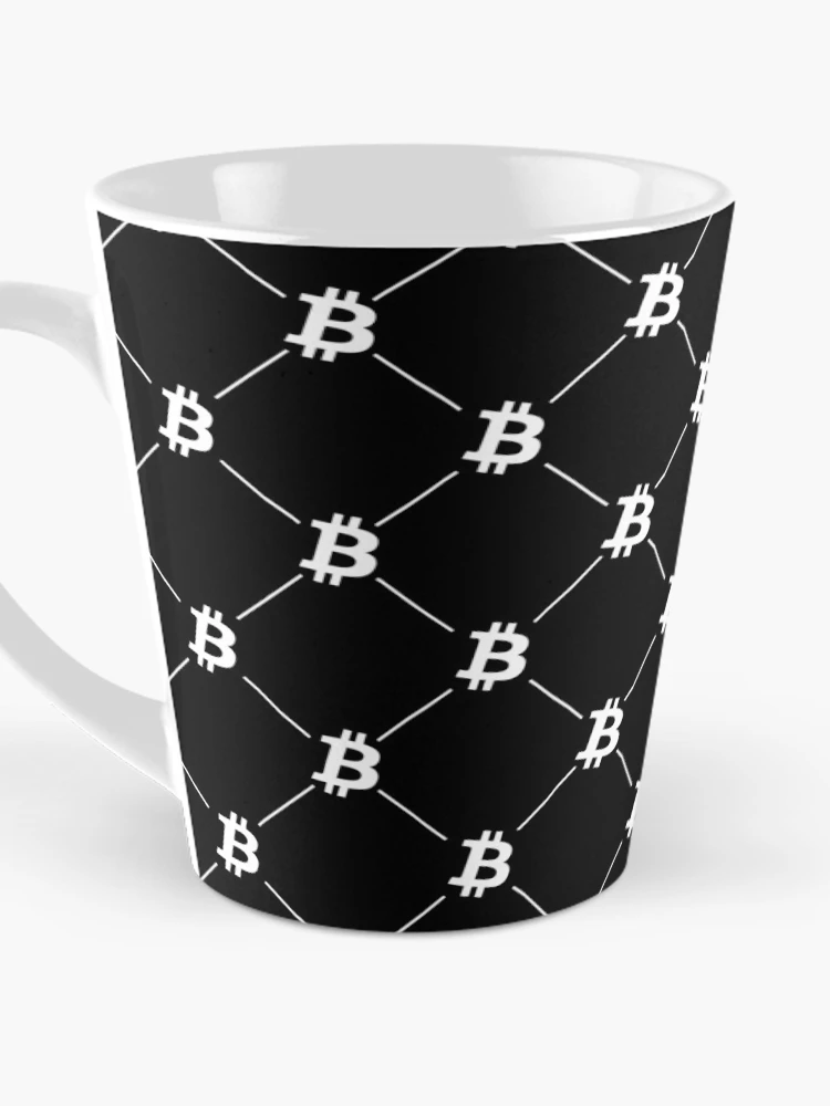 Thumbnail 3 of 4, Coffee Mug, Bitcoin Pattern designed and sold by Sergey S.