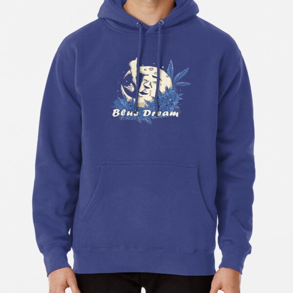 Blue Dream Weed Strain Pullover Hoodie
