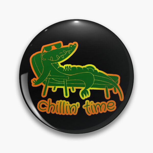 Artikelvorschau, Lustiges Krokodil-Chillin-Zeit-Geburtstagsgeschenk entworfen und verkauft von GBDesigner.