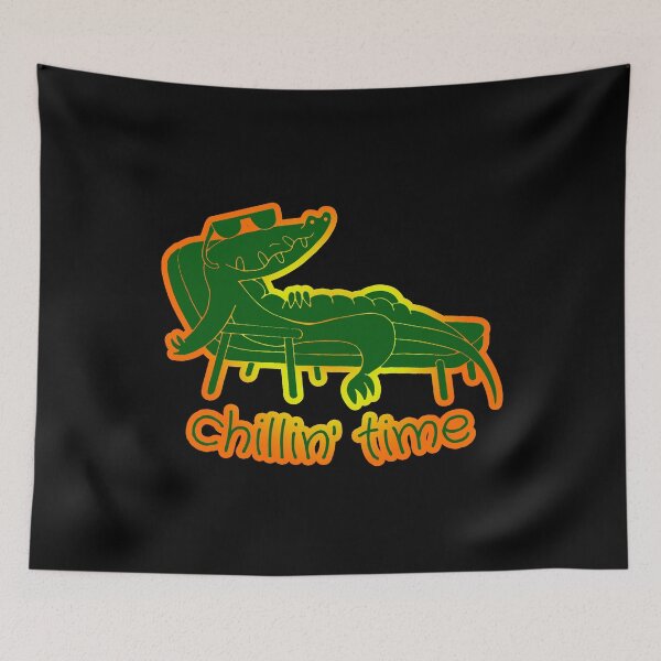 Item preview, Funny Crocodile Chillin Time Birthday Gift designed and sold by GBDesigner.