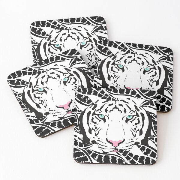 Item preview, Crouching Tiger with Snake Plant designed and sold by sunnybandana.