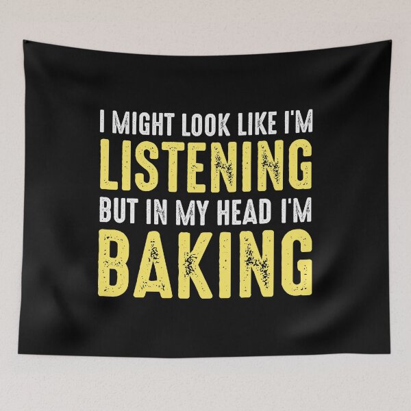 Item preview, Baking funny saying designed and sold by ElBeDesigns.