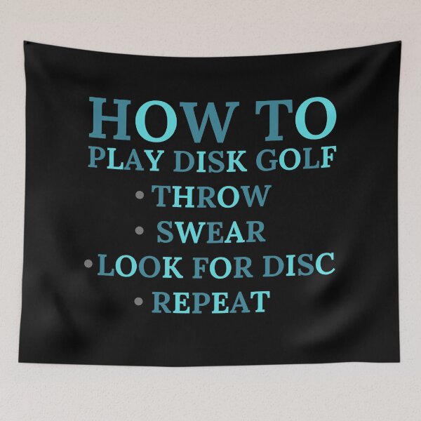 Item preview, How To Play Disc Golf designed and sold by shaheergraphic.
